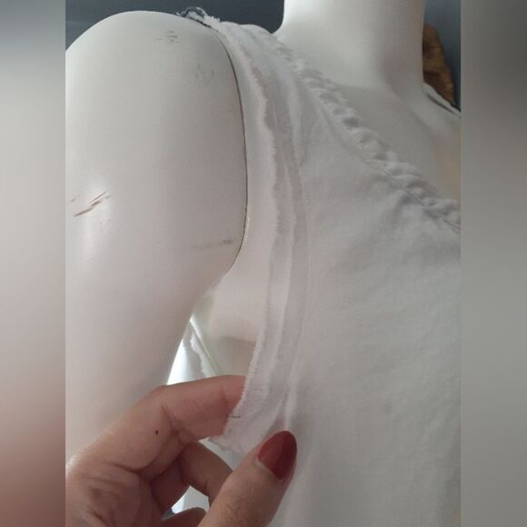 100% Cotton White and Black Dove Dress - Picture 2 of 15